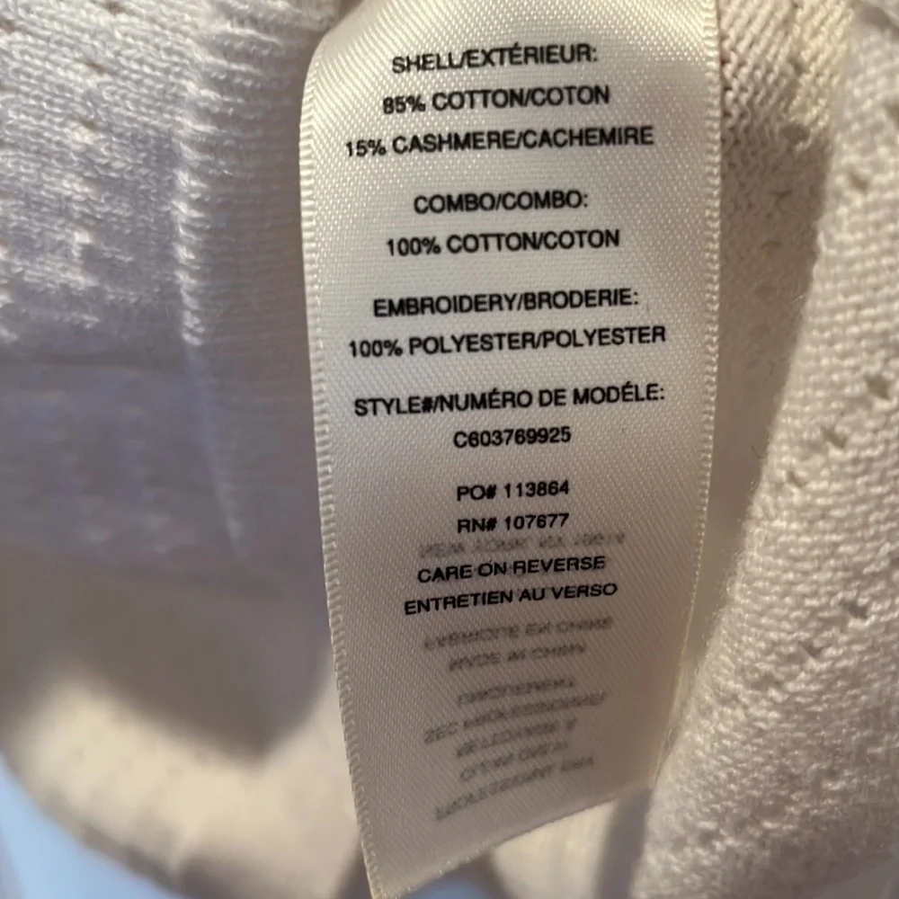 Alice and Olivia size L blouse with accent removable color - Picture 3 of 8